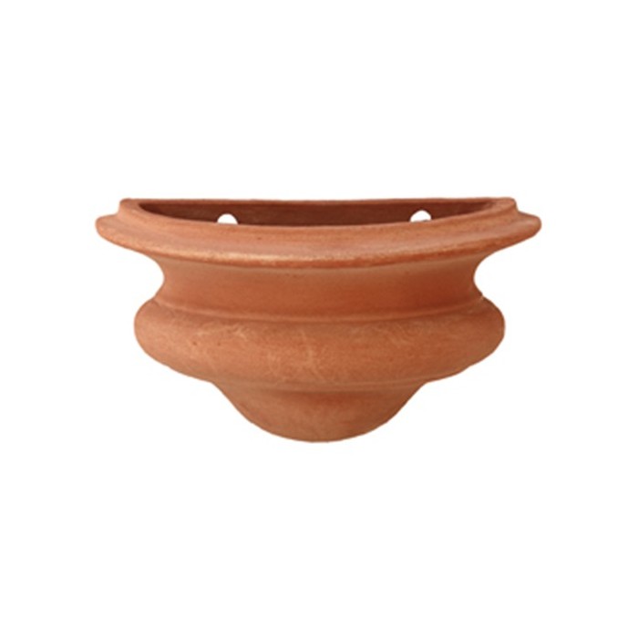 Large Wall Pocket in Terracotta